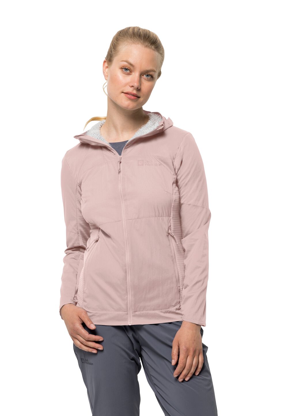 Jack Wolfskin Isolationsjacke Damen Prelight Alpha Jacket Women L rose smoke rose smoke von Jack Wolfskin