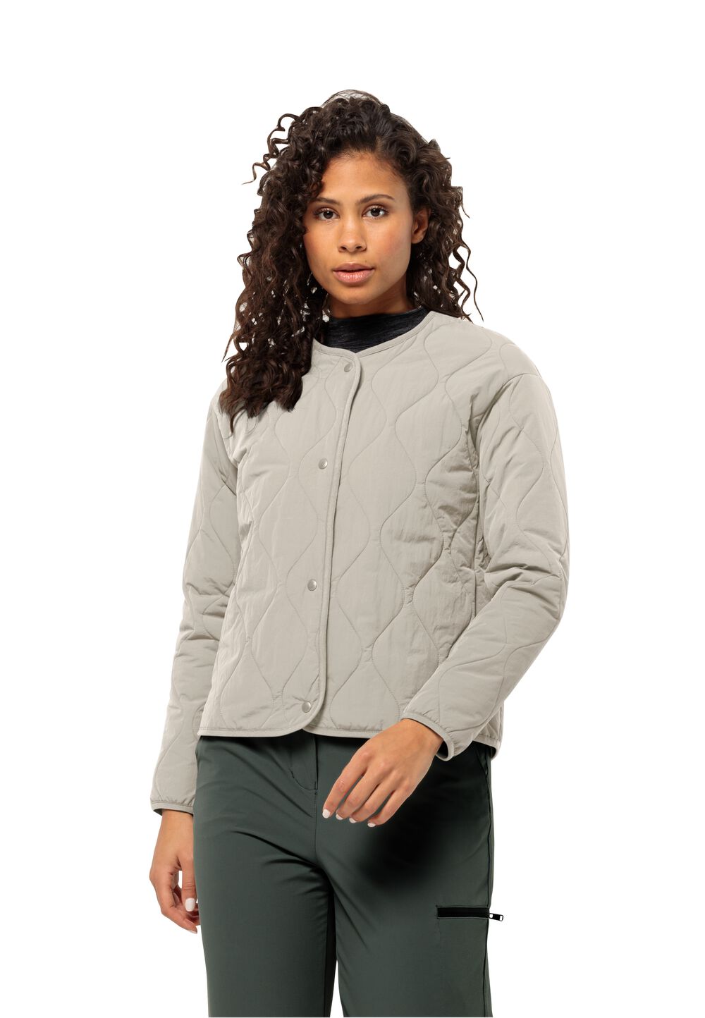 Jack Wolfskin Isolationsjacke Damen Wandermood Ins Jacket Women M dusty grey dusty grey von Jack Wolfskin