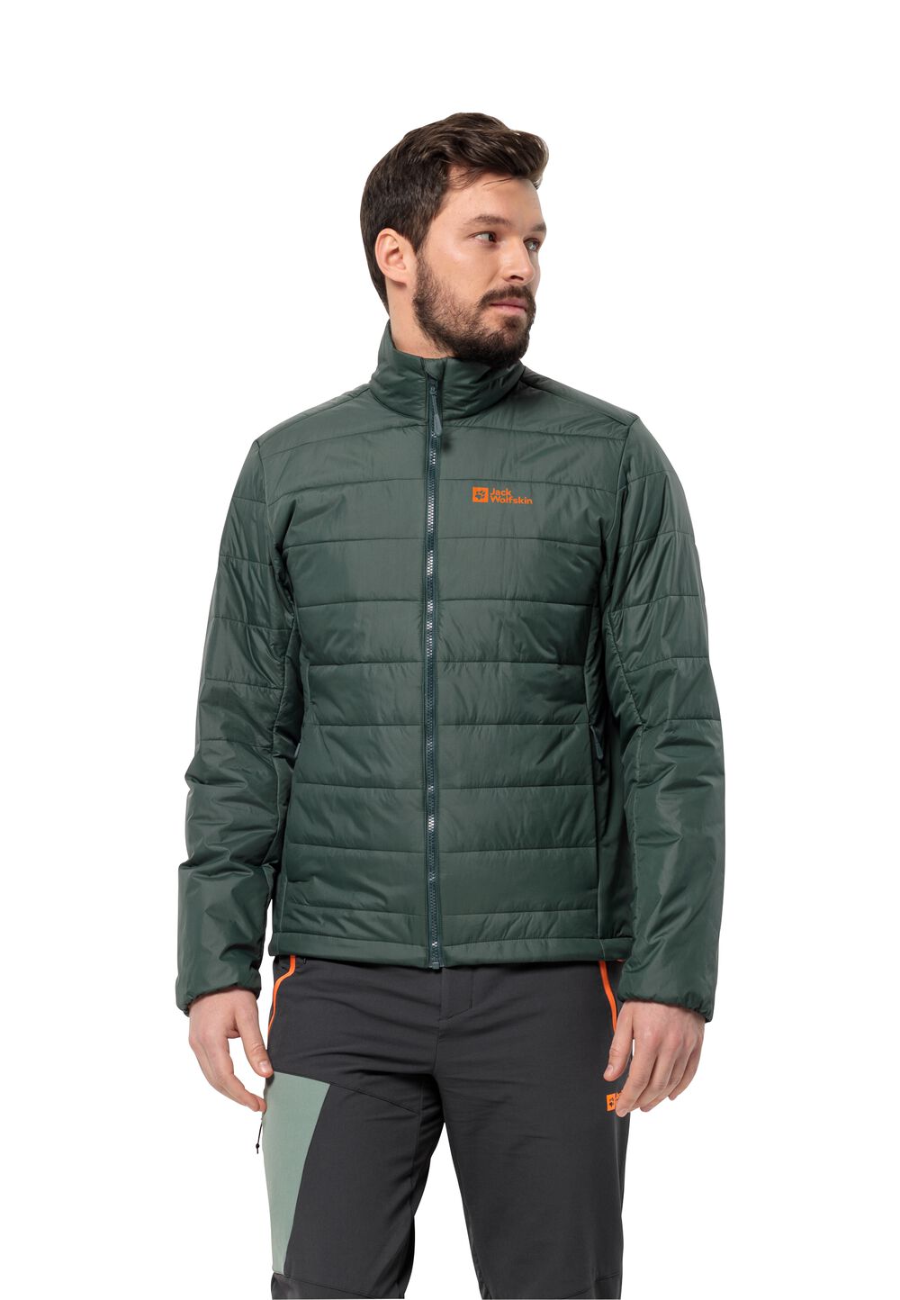 Jack Wolfskin Isolationsjacke Herren Lapawa Ins Jacket Men XXL black olive black olive von Jack Wolfskin