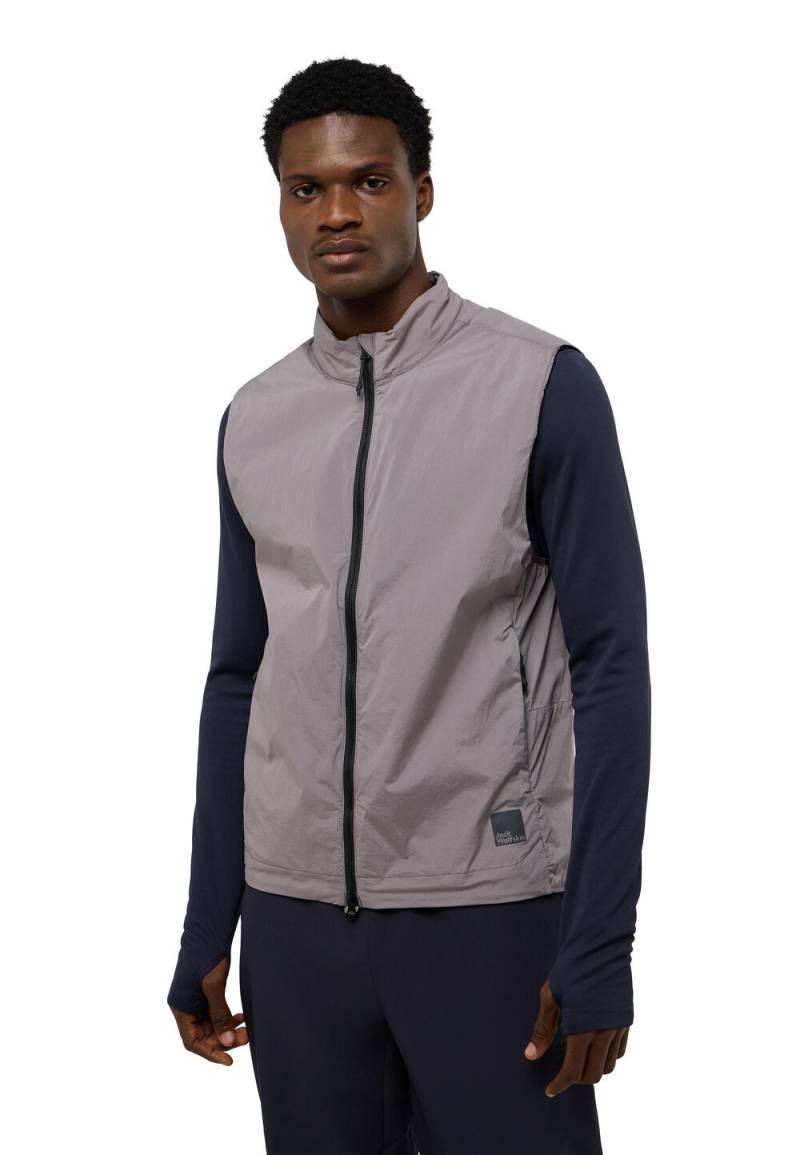 Jack Wolfskin Isolationsweste Herren Bike Commute Extended Version Vest Men 3XL dark taupe dark taupe von Jack Wolfskin
