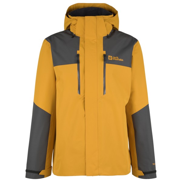 Jack Wolfskin - Jasper 2L Jacket - Regenjacke Gr 3XL;L;M;S;XL;XXL grau;oliv;orange;schwarz von Jack Wolfskin