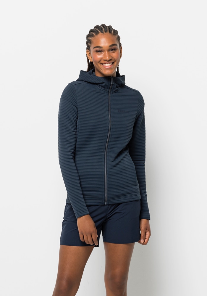 Jack Wolfskin Kapuzenfleecejacke »MODESTO HOODED JKT WOMEN«, mit Kapuze von Jack Wolfskin