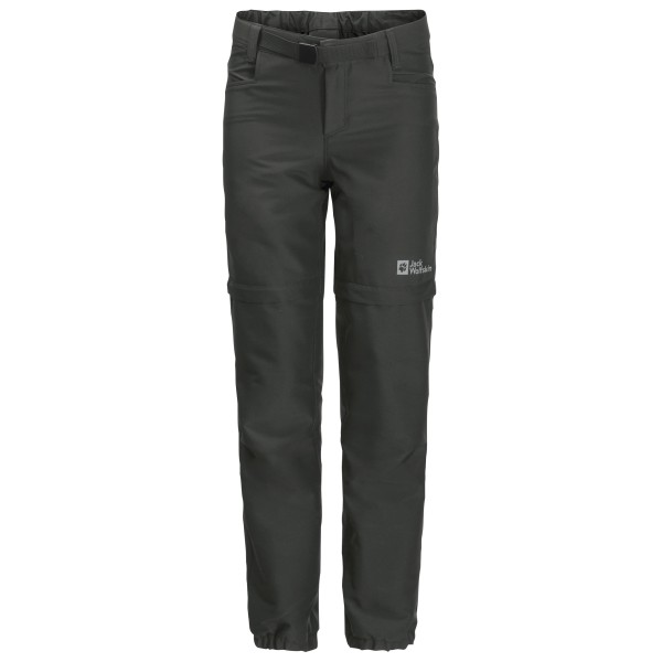 Jack Wolfskin - Kid's Active Zip Off Pants - Softshellhose Gr 140 grau von Jack Wolfskin