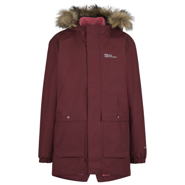 Jack Wolfskin - Kid's Cosy Bear 3-in-1 Parka Girls - Parka Gr 116;128;140;152;164;176 blau;braun von Jack Wolfskin