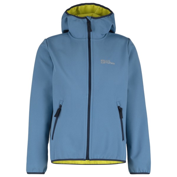 Jack Wolfskin - Kid's Fourwinds Jacket - Softshelljacke Gr 140 blau von Jack Wolfskin