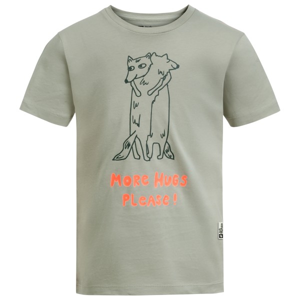 Jack Wolfskin - Kid's More Hugs T - T-Shirt Gr 104;128;176 blau;grau von Jack Wolfskin
