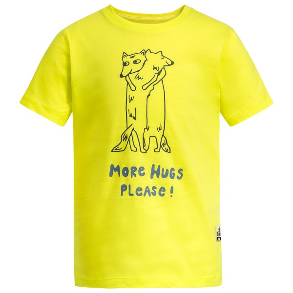 Jack Wolfskin - Kid's More Hugs T - T-Shirt Gr 104 gelb von Jack Wolfskin