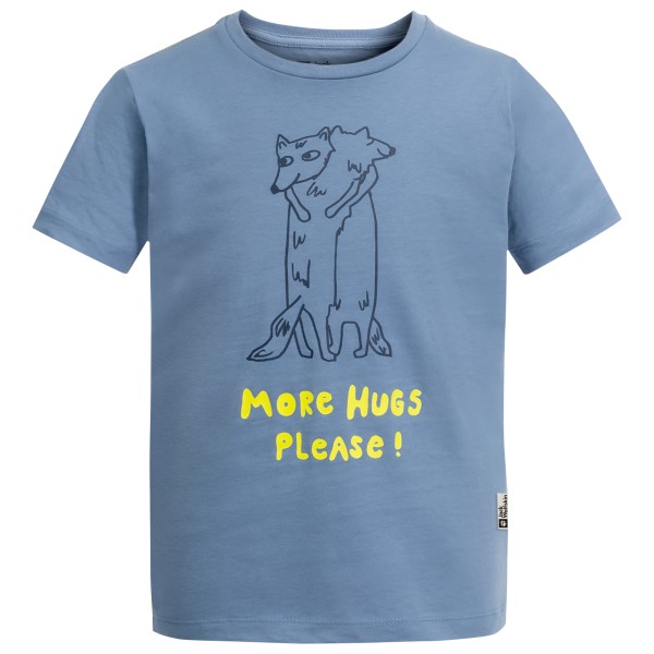 Jack Wolfskin - Kid's More Hugs T - T-Shirt Gr 176 blau von Jack Wolfskin