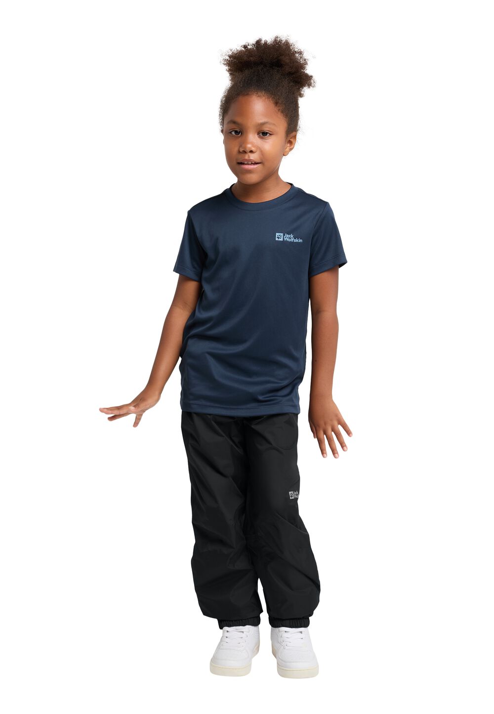 Jack Wolfskin Kinder Regenhose Rainy Days Pants Kids 140 schwarz black von Jack Wolfskin