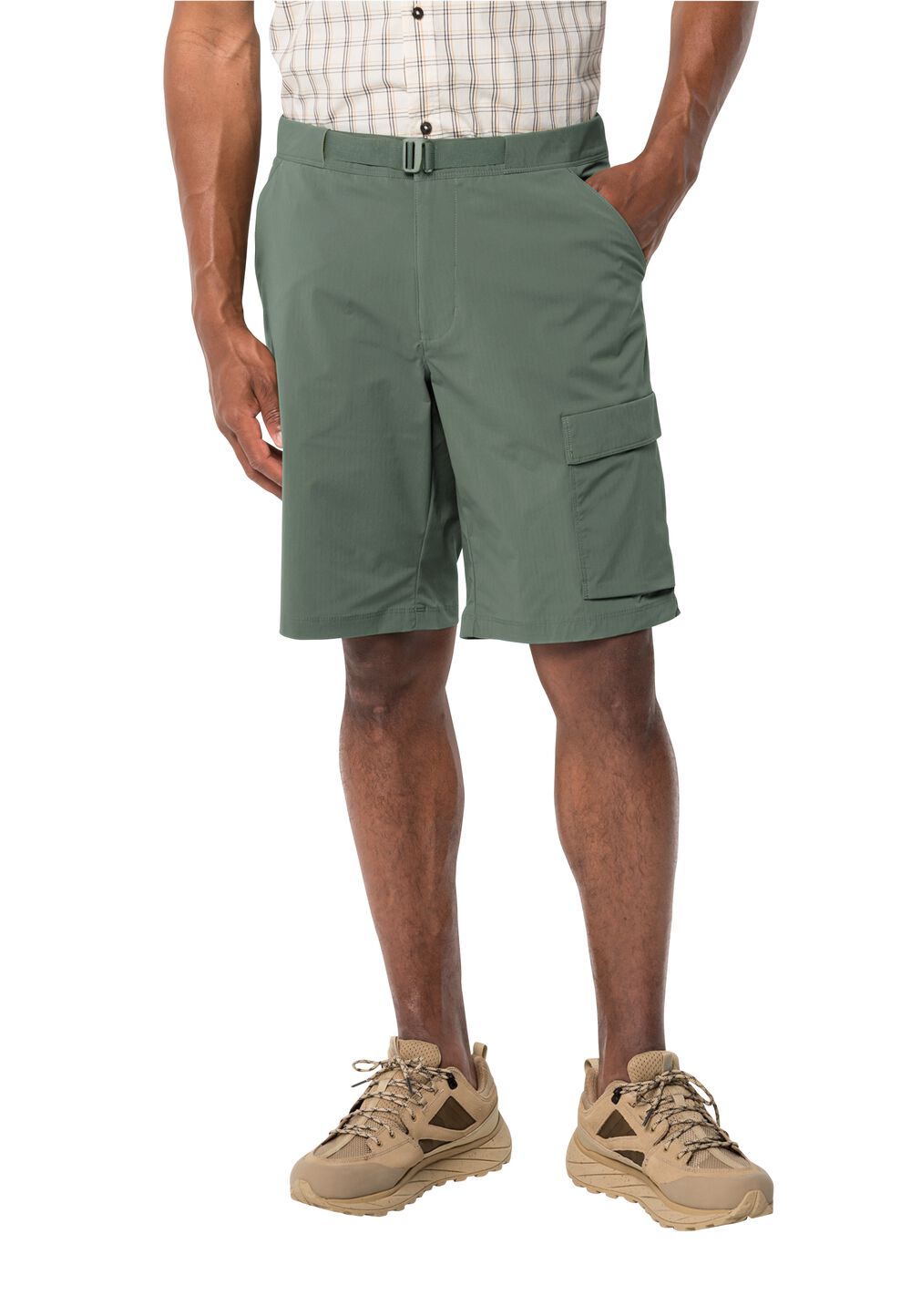 Jack Wolfskin Kurze Hose Herren Wanderthirst Shorts Men 52 hedge green hedge green von Jack Wolfskin