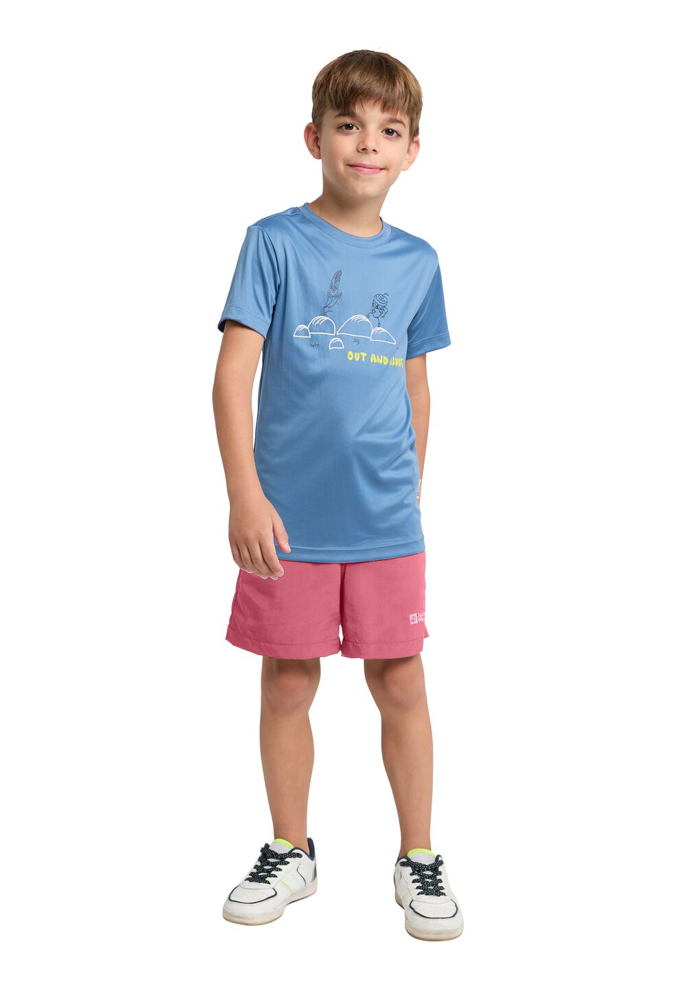 Jack Wolfskin Kurze Hose Kinder Sun Shorts Kids 104 soft pink soft pink von Jack Wolfskin