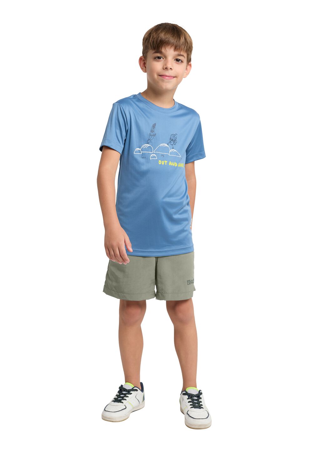 Jack Wolfskin Kurze Hose Kinder Sun Shorts Kids 152 mint leaf mint leaf von Jack Wolfskin