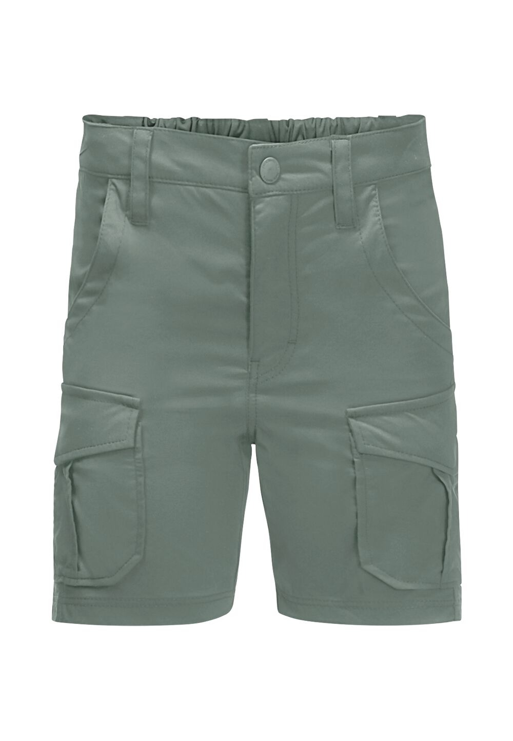 Jack Wolfskin Kurze Outdoorhose Kinder Treasure Hunter Shorts Kids 128 hedge green hedge green von Jack Wolfskin