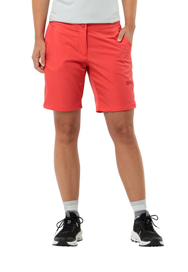 Jack Wolfskin Kurze Wanderhose Damen Hiking Alpine Short Women 46 vibrant red Vibrant Red von Jack Wolfskin