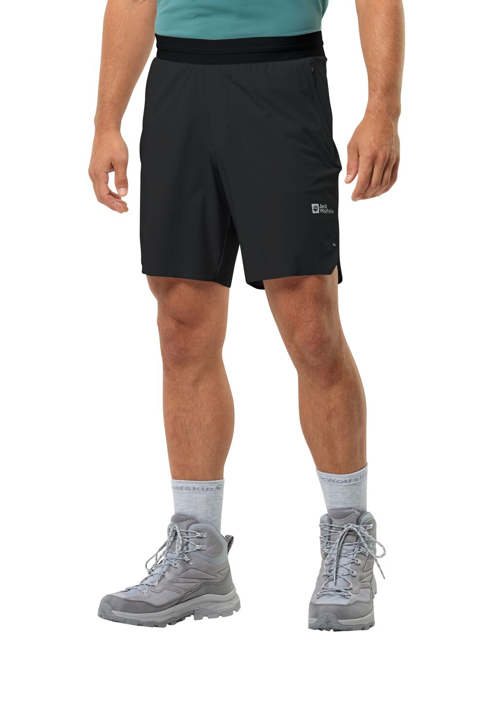 Jack Wolfskin Kurze Wanderhose Herren Prelight Chill Shorts Men XXL schwarz black von Jack Wolfskin