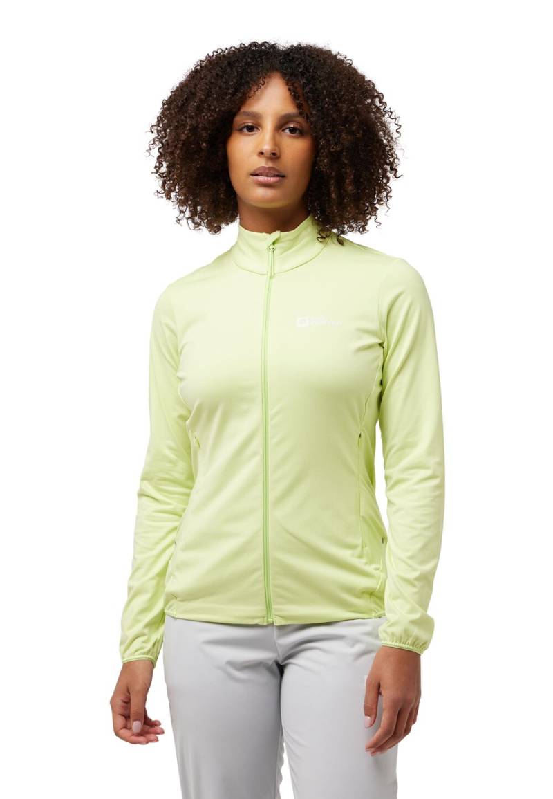 Jack Wolfskin Langarm Funktionsjacke Damen Prelight Trail FZ Women M cool matcha cool matcha von Jack Wolfskin