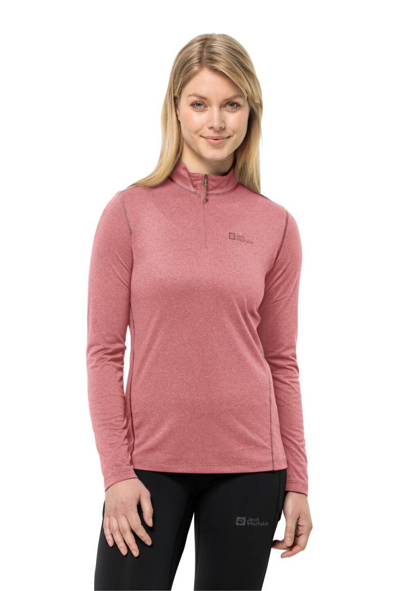 Jack Wolfskin Langarm Funktionsshirt Damen SKY Thermal HZ Women 2XL mineral red mineral red von Jack Wolfskin