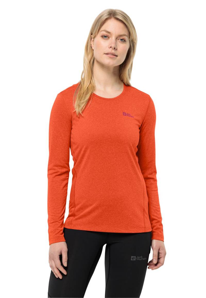 Jack Wolfskin Langarm Funktionsshirt Damen SKY Thermal LS Women S vibrant orange vibrant orange von Jack Wolfskin