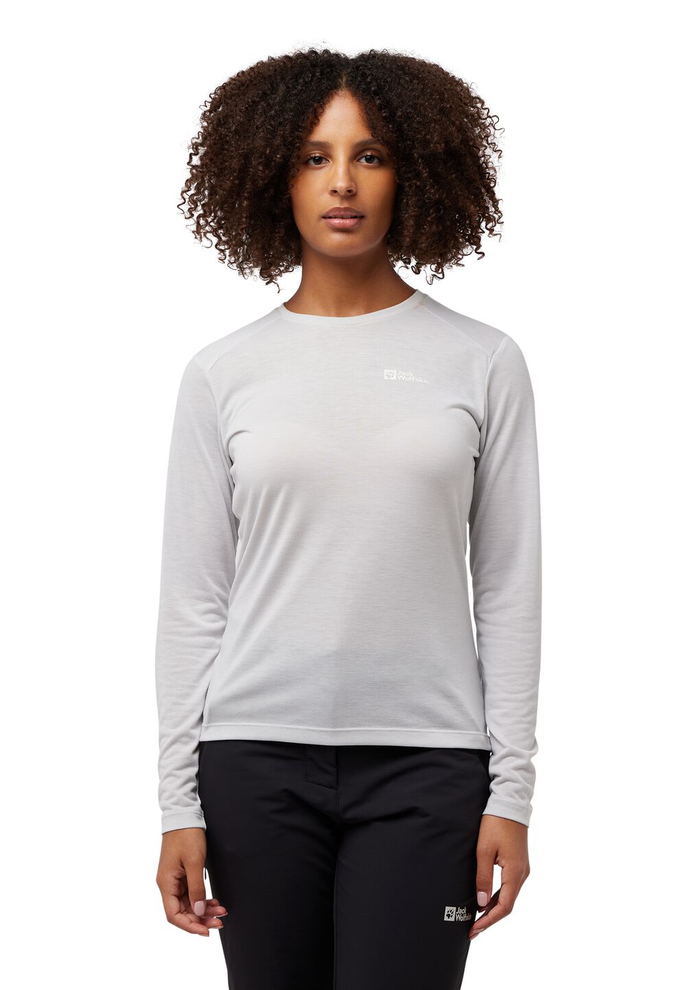 Jack Wolfskin Langarm Funktionsshirt Damen Vonnan LS T-Shirt Women L cool grey Cool Grey Jack Wolfskin Langarm Funktionsshirt Damen Vonnan LS T-Shirt Women L cool grey Cool Grey von Jack Wolfskin