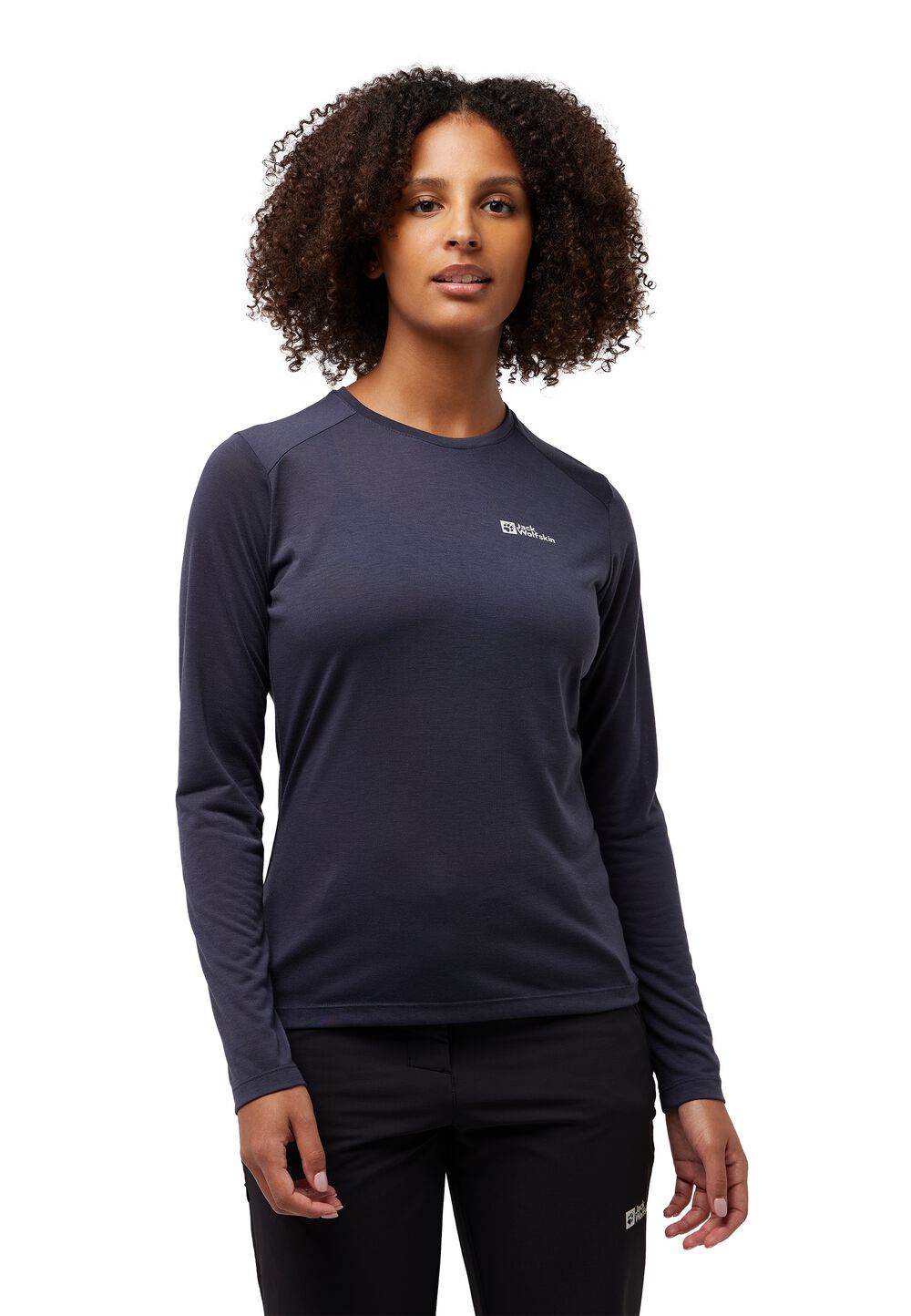 Jack Wolfskin Langarm Funktionsshirt Damen Vonnan LS T-Shirt Women L graphite Graphite Jack Wolfskin Langarm Funktionsshirt Damen Vonnan LS T-Shirt Women L graphite Graphite von Jack Wolfskin