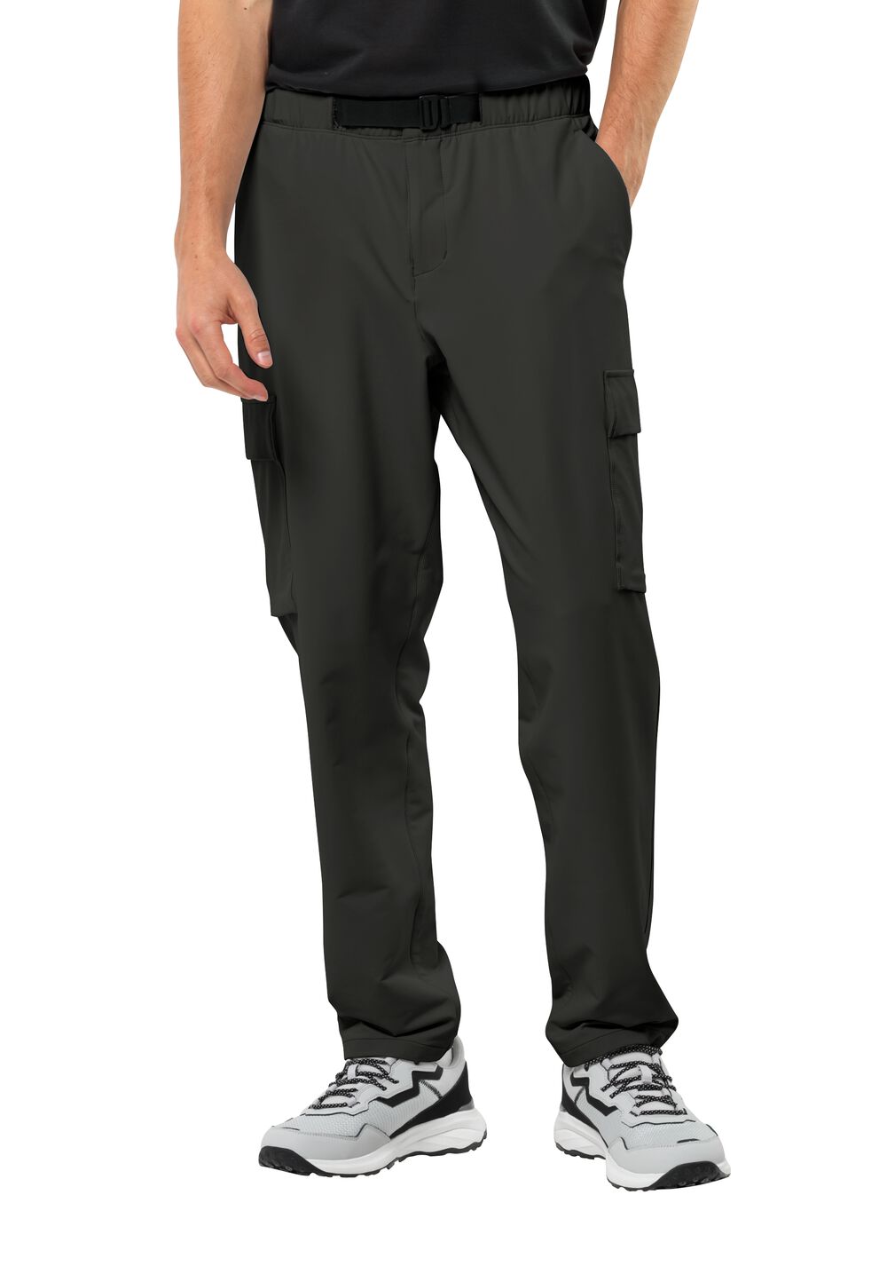 Jack Wolfskin Lange Hose Herren Wandermood Pants Men 48 schwarz granite black von Jack Wolfskin