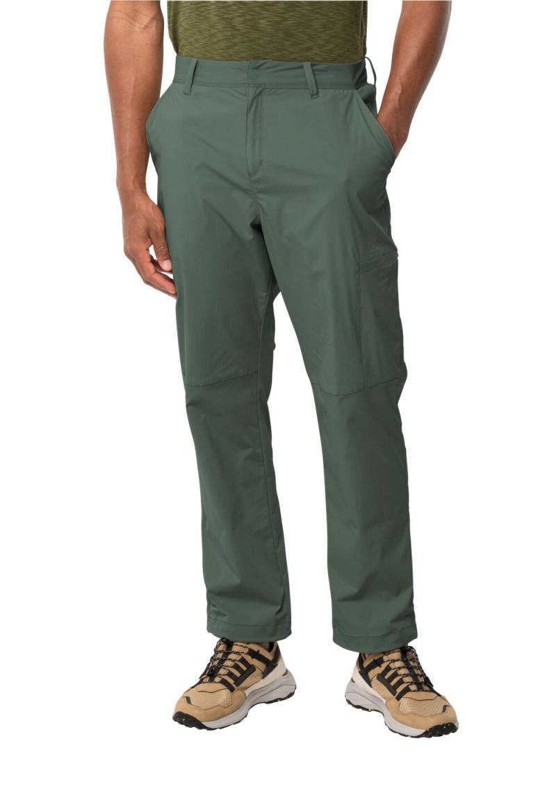 Jack Wolfskin Lange Hose Herren Wanderthirst Pants Men 54 hedge green Hedge Green von Jack Wolfskin