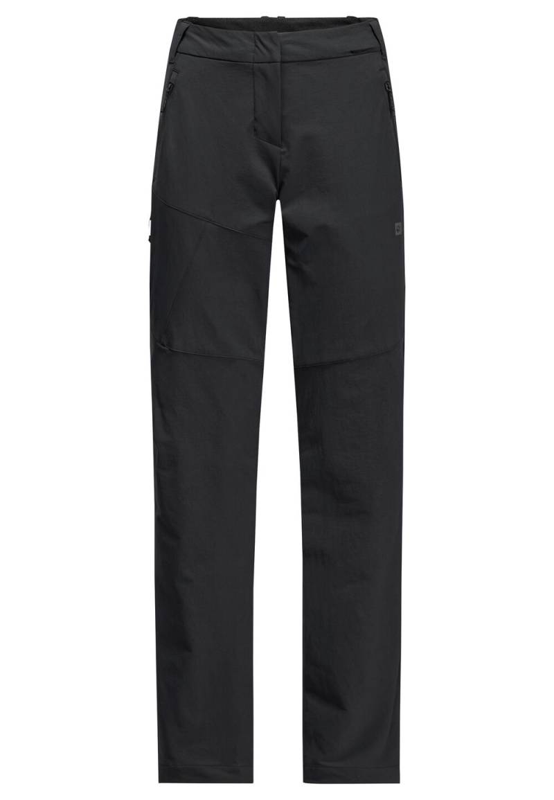Jack Wolfskin Lange Hose Damen Glastal Winter Pants Women 46L black black von Jack Wolfskin