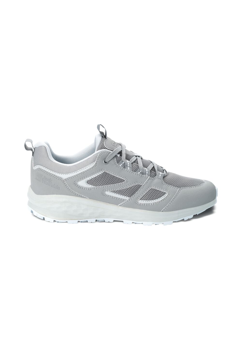 Jack Wolfskin Leichter Wanderschuh Herren Vojo 3 Vent Support System Low Men 42.5 weiß white cloud von Jack Wolfskin