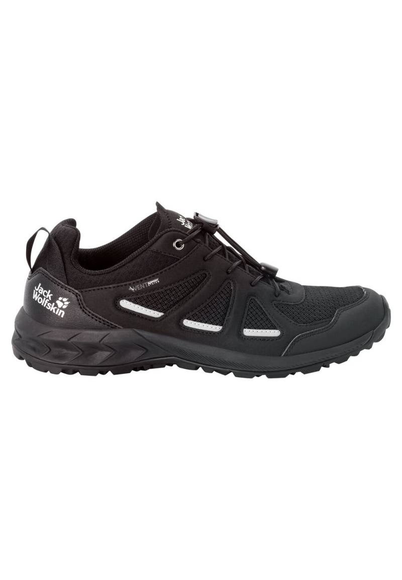 Jack Wolfskin Wanderschuhe Herren Woodland 2 Vent Support System Low Men 39.5 black / black Black / Black von Jack Wolfskin