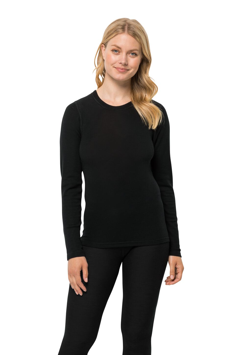 Jack Wolfskin Merino Longsleeve Women S schwarz black von Jack Wolfskin