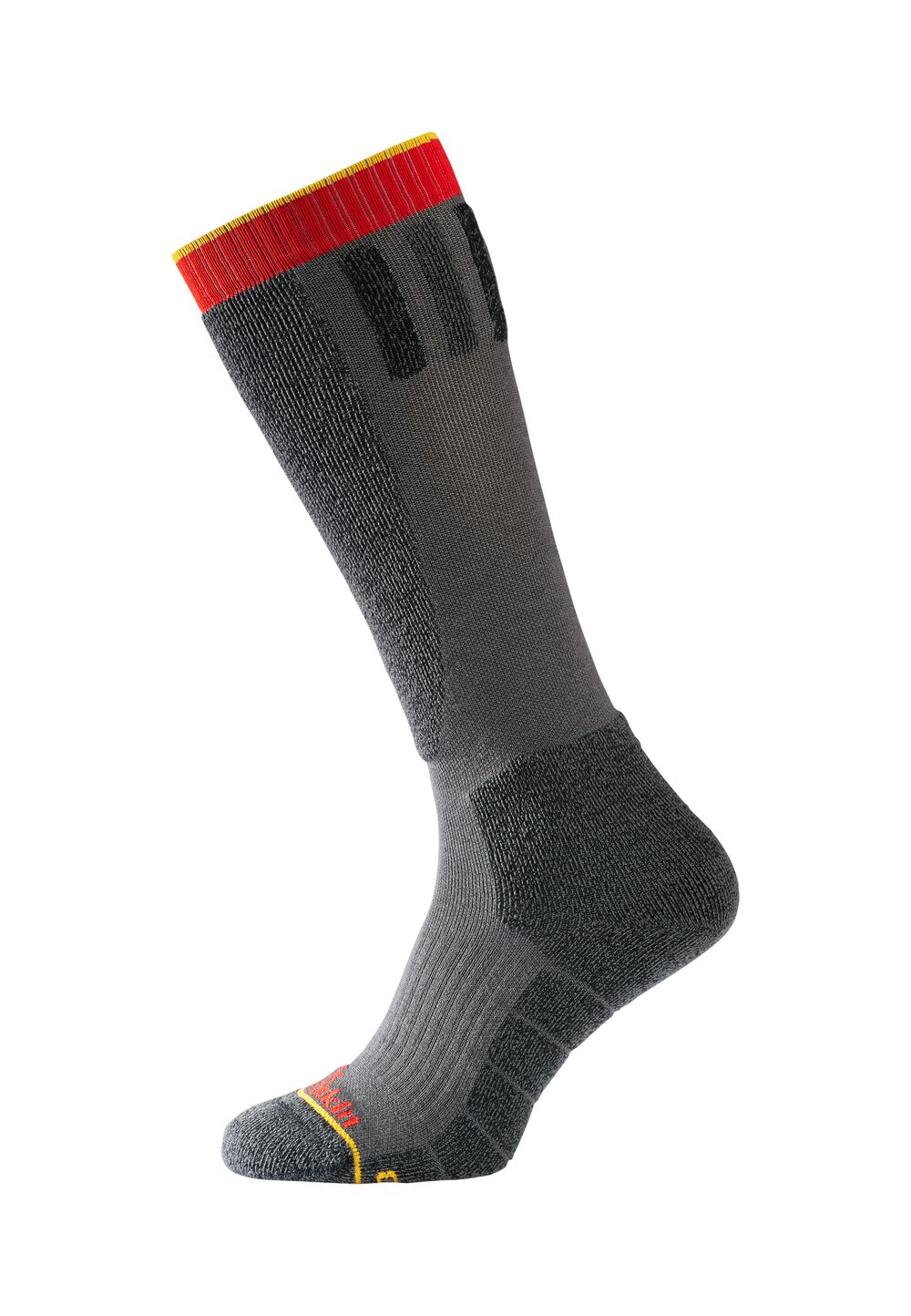 Jack Wolfskin Merino-Skisocken SKI Merino Sock H C 35-37 grau dark grey von Jack Wolfskin