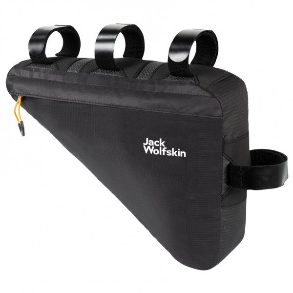 Jack Wolfskin - Morobbia Triangle Bag - Velotasche Gr 2 l grau/schwarz von Jack Wolfskin