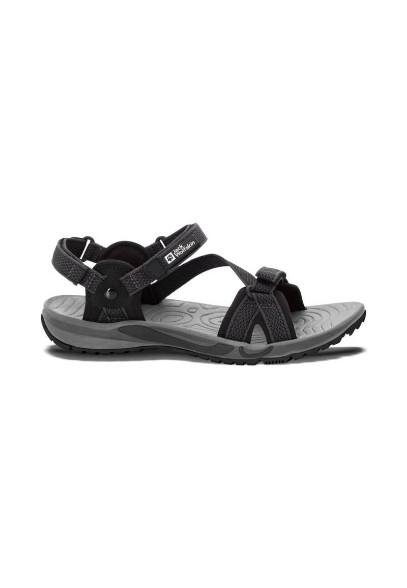 Jack Wolfskin Nachhaltige Trekkingsandalen Damen Lakewood Ride Sandal Women 35.5 black black von Jack Wolfskin