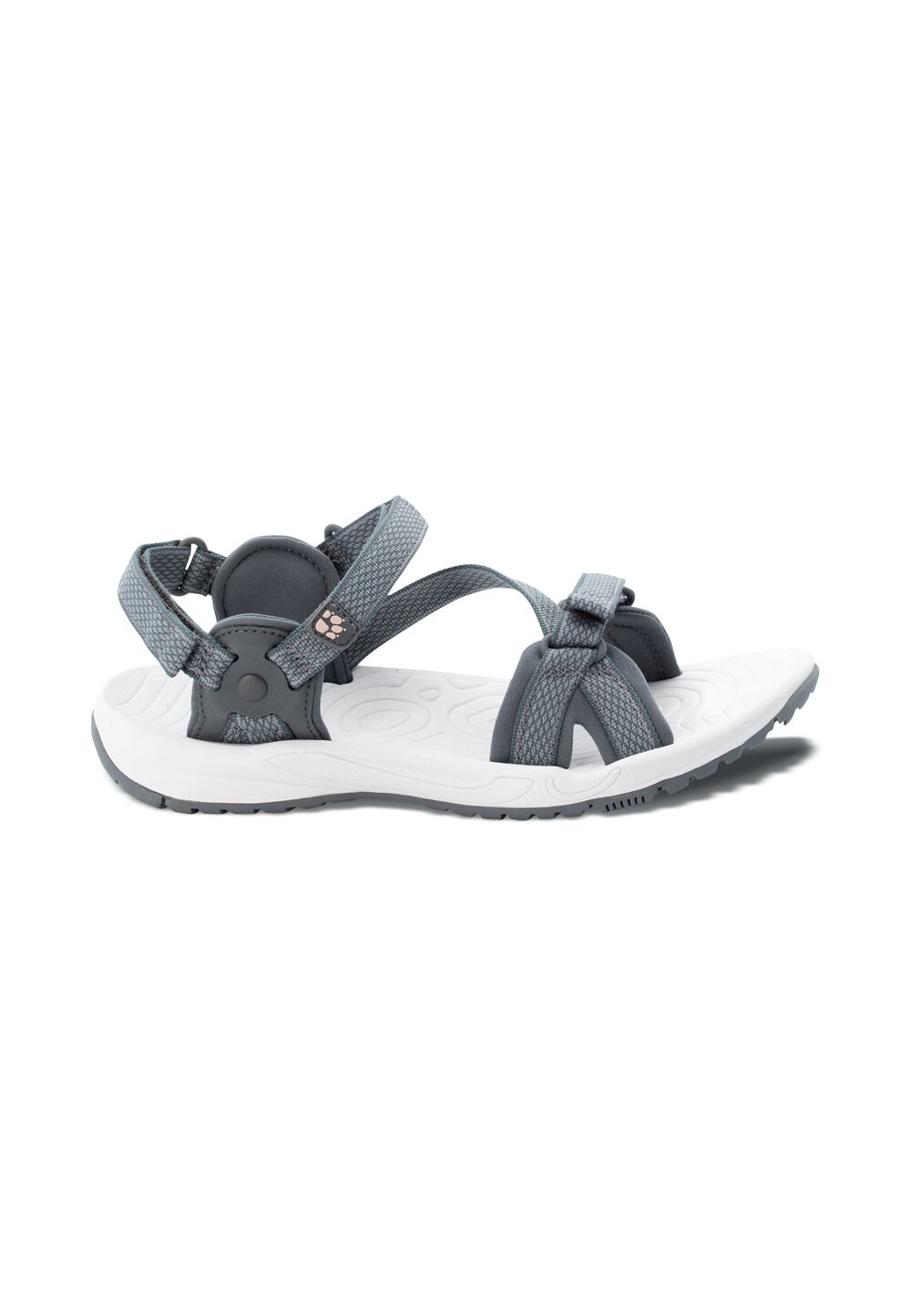 Jack Wolfskin Nachhaltige Trekkingsandalen Damen Lakewood Ride Sandal Women 35.5 blau bluish grey / rose von Jack Wolfskin