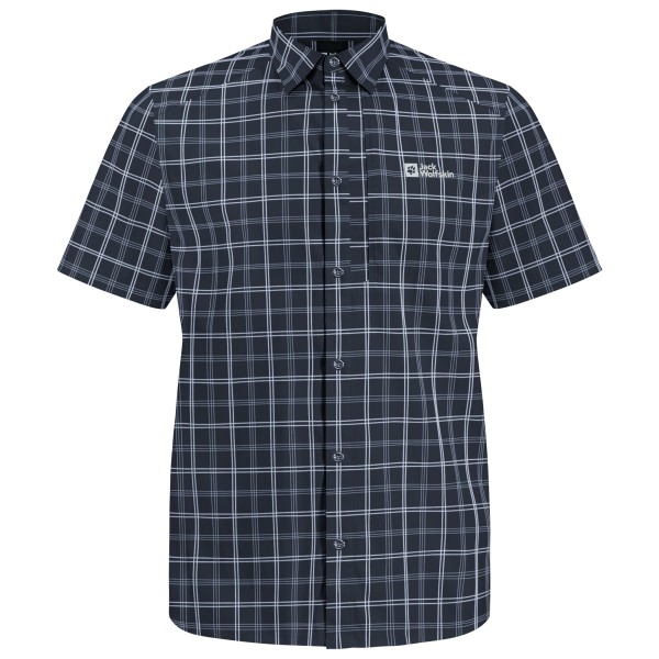 Jack Wolfskin - Norbo S/S Shirt - Hemd Gr L blau von Jack Wolfskin
