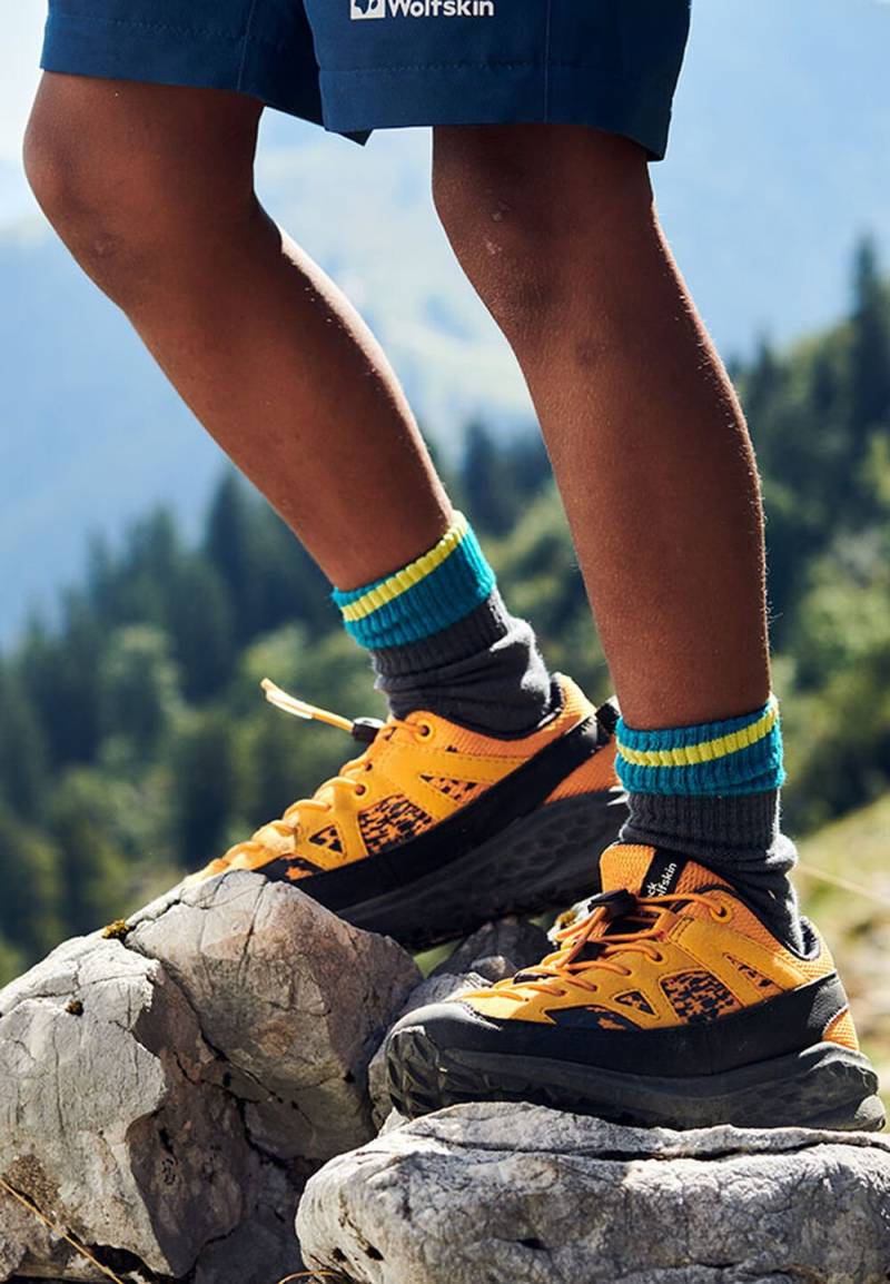Jack Wolfskin Outdoor Schuhe Kinder Villi Sneaker Low Kids 38 orange pop orange pop von Jack Wolfskin