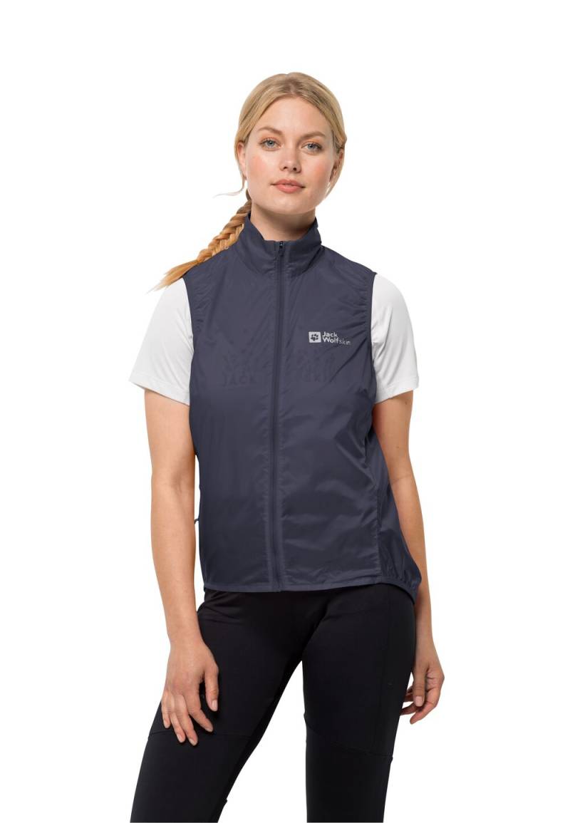 Jack Wolfskin Morobbia Wind Vest Women S graphite Graphite von Jack Wolfskin