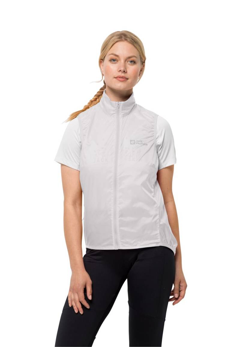 Jack Wolfskin Morobbia Wind Vest Women XL white cloud White Cloud von Jack Wolfskin