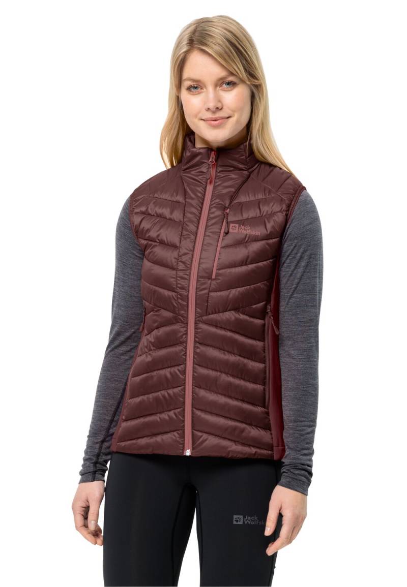 Jack Wolfskin Outdoor-Weste Damen Routeburn Pro Ins Vest Women L dark maroon dark maroon von Jack Wolfskin