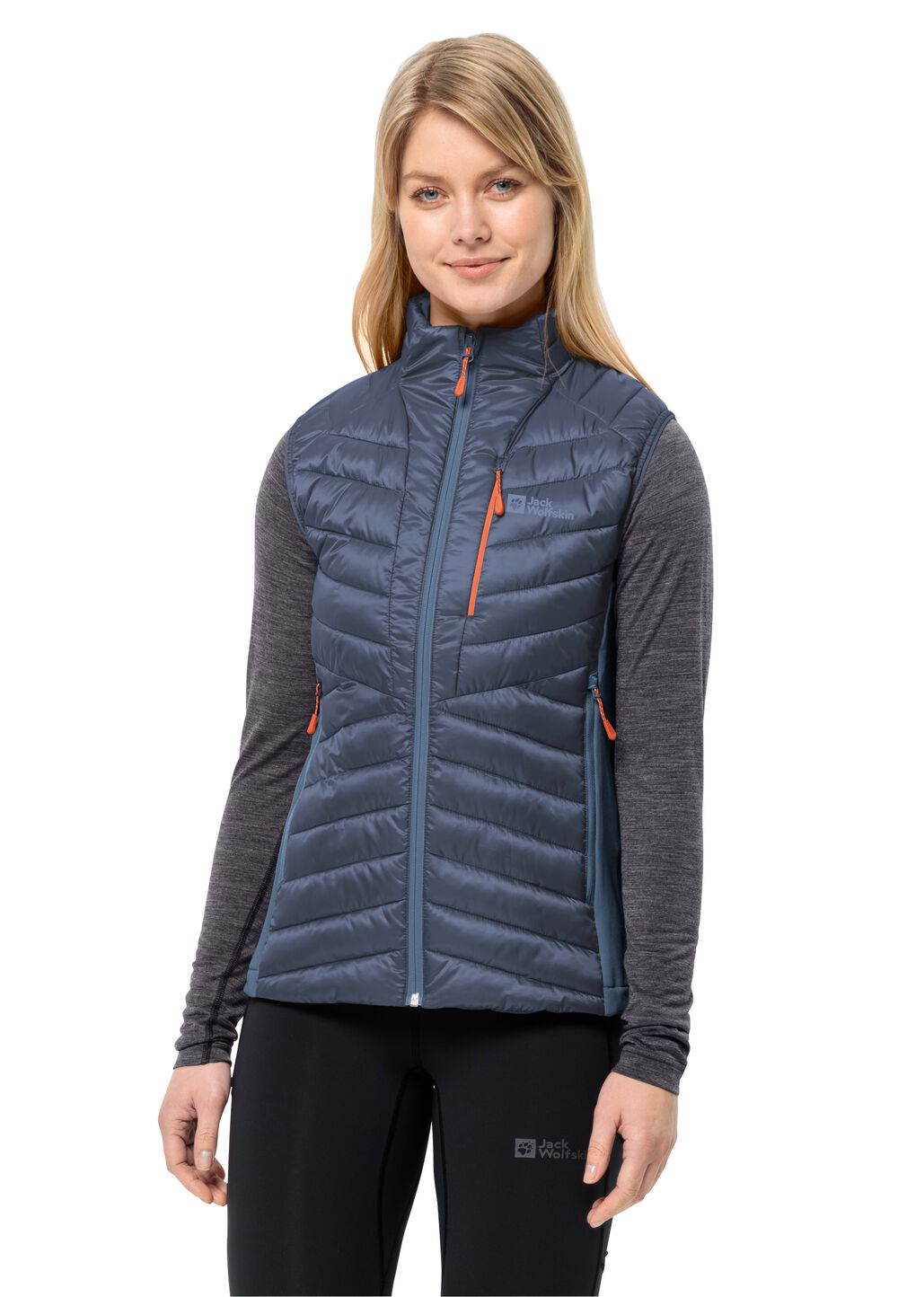 Jack Wolfskin Outdoor-Weste Damen Routeburn Pro Ins Vest Women M evening sky evening sky von Jack Wolfskin