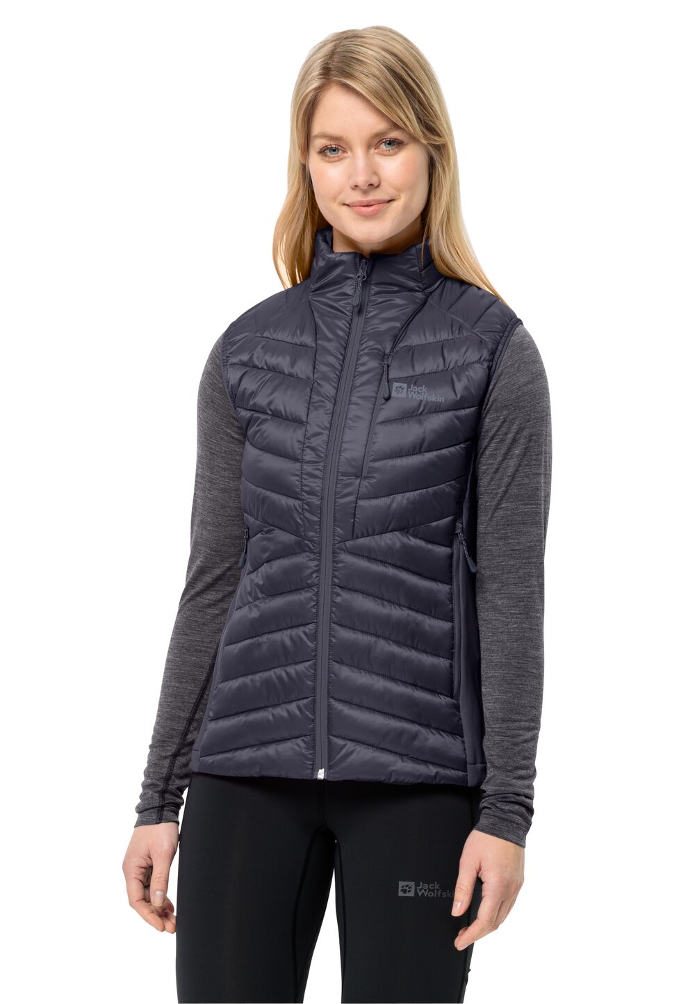 Jack Wolfskin Outdoor-Weste Damen Routeburn Pro Ins Vest Women XS graphite graphite von Jack Wolfskin