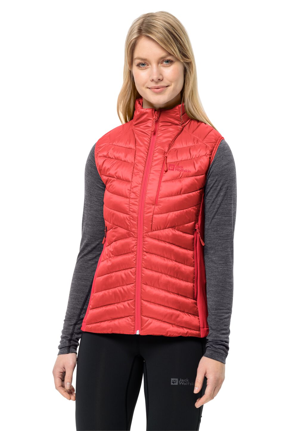 Jack Wolfskin Outdoor-Weste Damen Routeburn Pro Ins Vest Women XS rot vibrant red von Jack Wolfskin