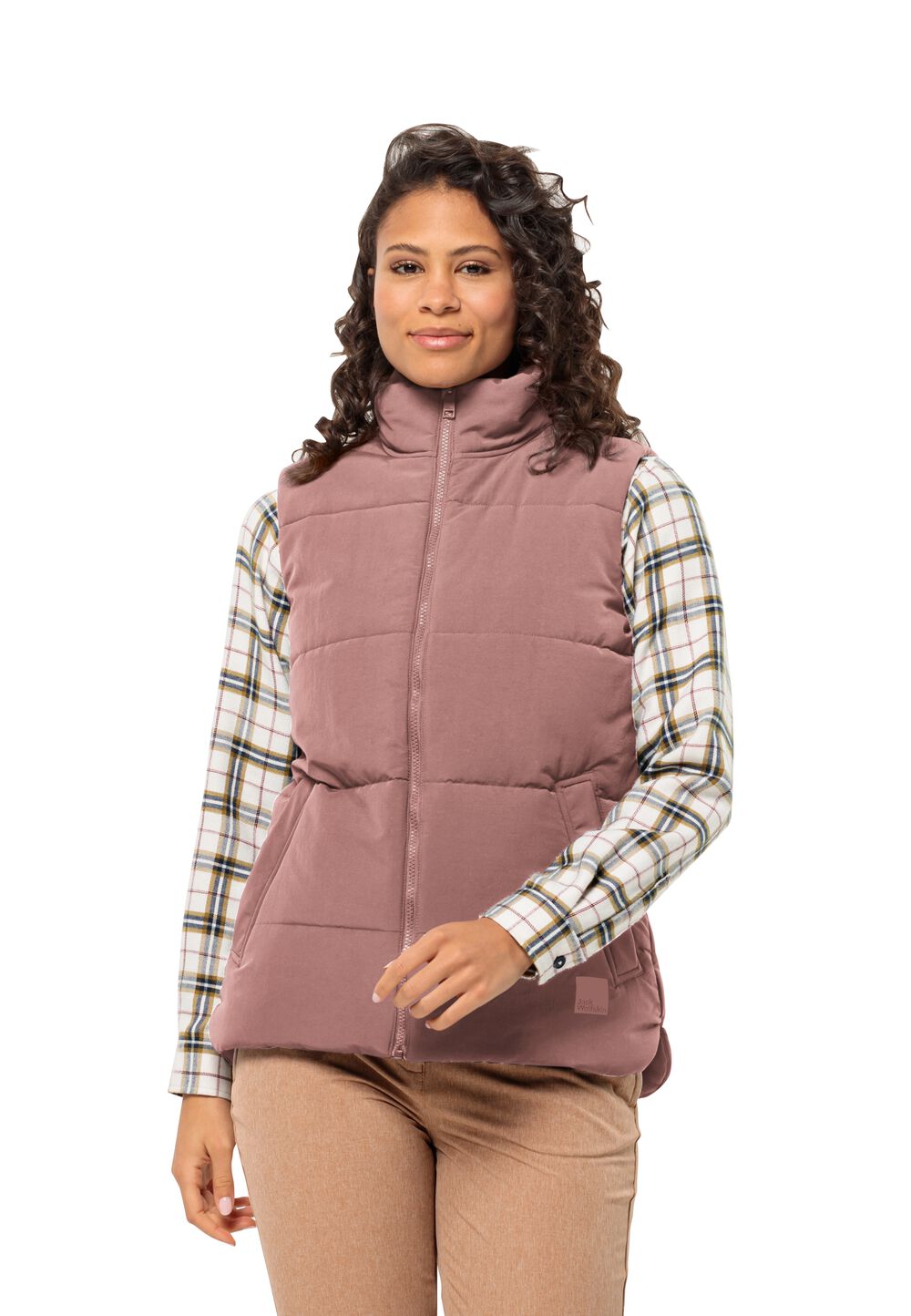 Jack Wolfskin Outdoor-Weste Damen White Frost Vest Women M afterglow afterglow von Jack Wolfskin