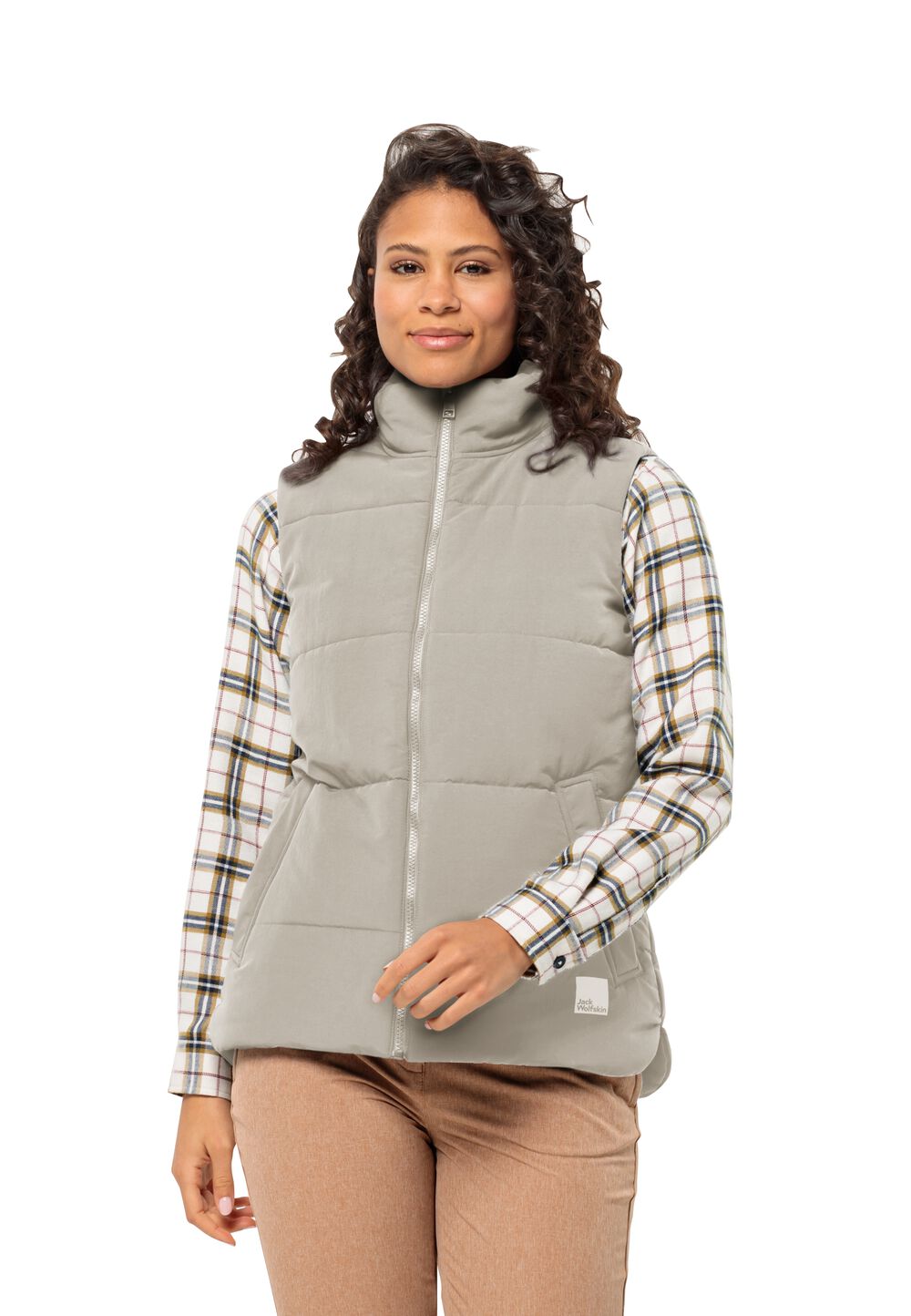 Jack Wolfskin Outdoor-Weste Damen White Frost Vest Women XXL dusty grey dusty grey von Jack Wolfskin