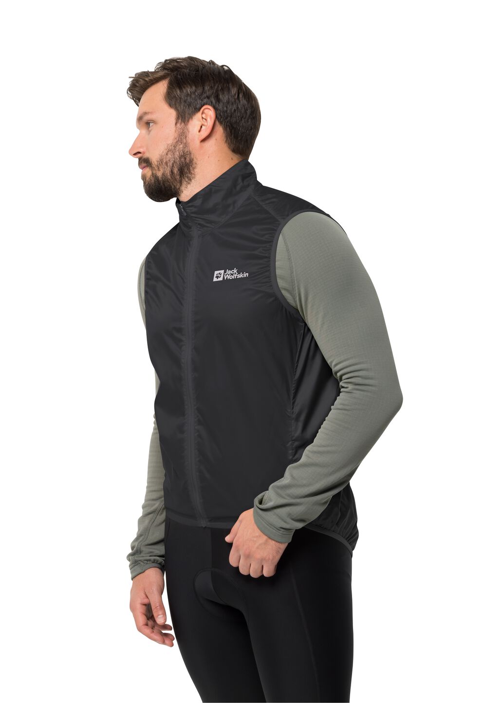 Jack Wolfskin Outdoor-Weste Herren Morobbia Wind Vest Men L schwarz black von Jack Wolfskin