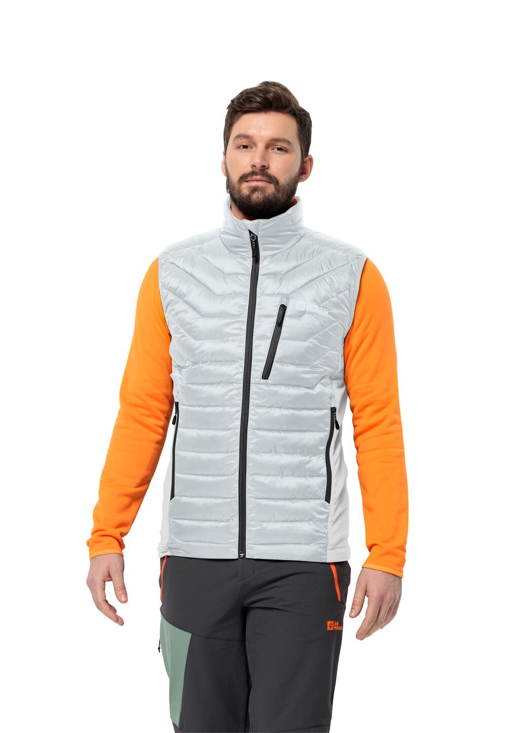 Jack Wolfskin Outdoor-Weste Herren Routeburn Pro Ins Vest Men L grau cool grey von Jack Wolfskin