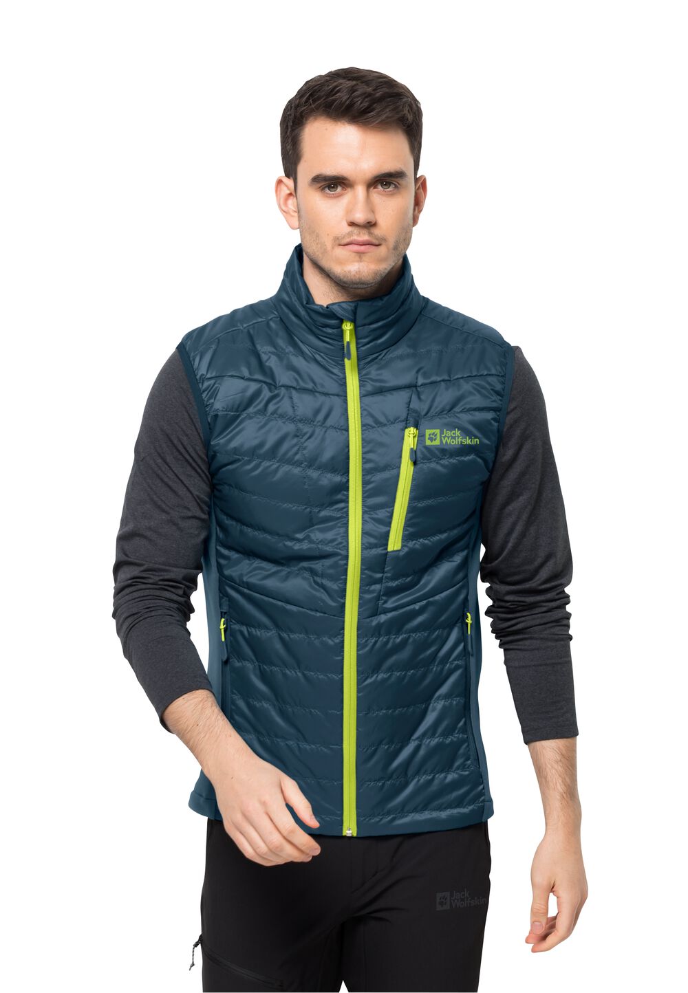 Jack Wolfskin Outdoor-Weste Herren Routeburn Pro Ins Vest Men M dark sea dark sea von Jack Wolfskin