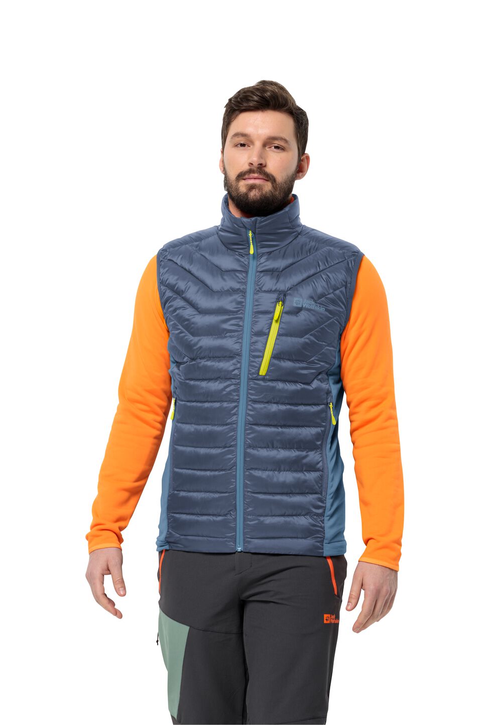 Jack Wolfskin Outdoor-Weste Herren Routeburn Pro Ins Vest Men XL evening sky evening sky von Jack Wolfskin