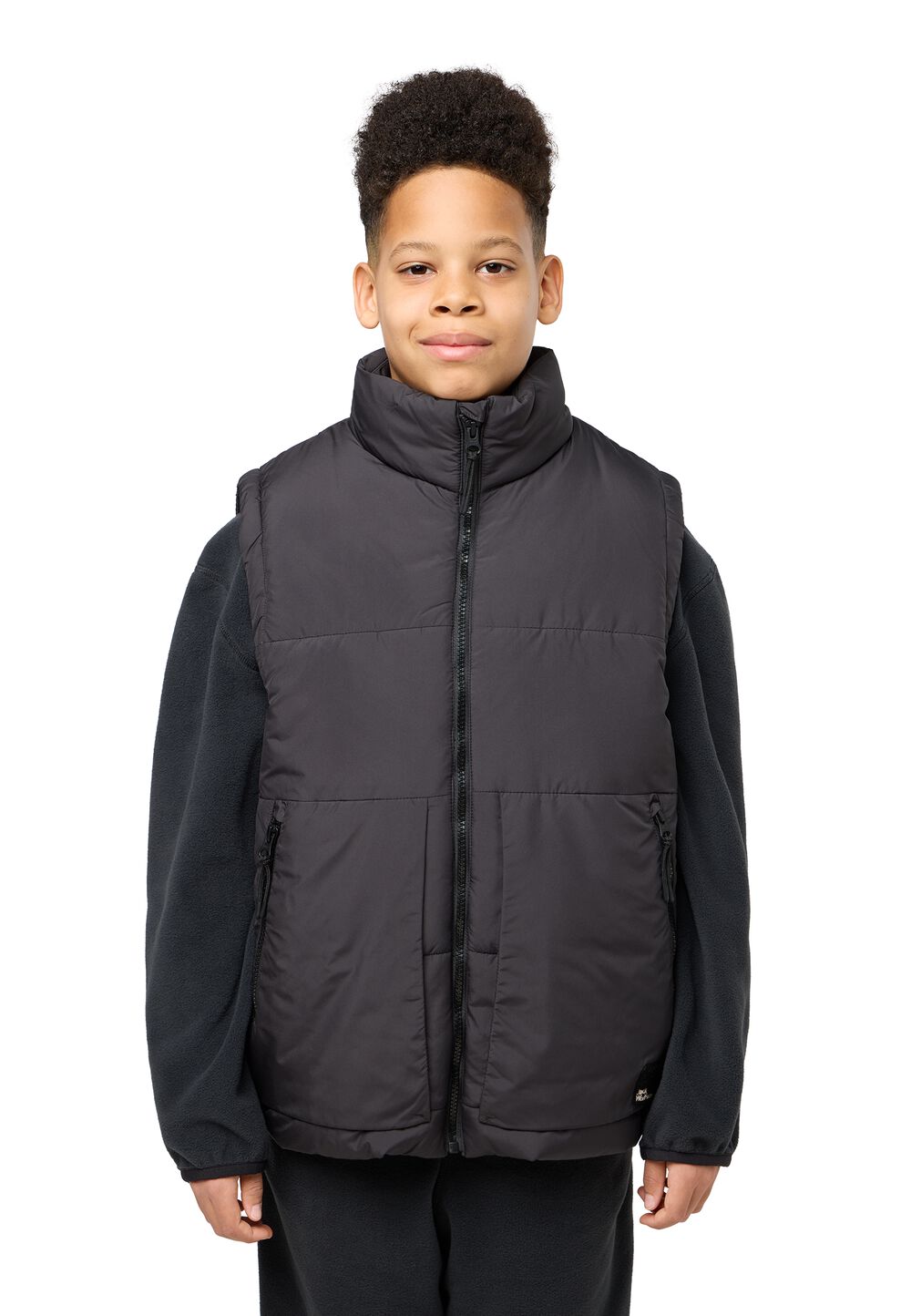 Jack Wolfskin Outdoor-Weste Teenager Teen Ins Vest Youth 140 granite black granite black von Jack Wolfskin