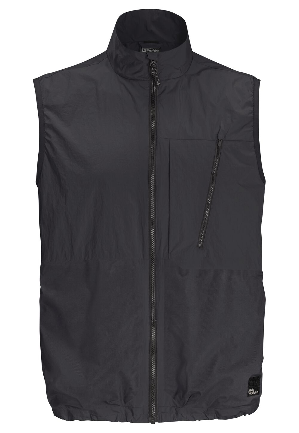 Jack Wolfskin Outdoor-Weste Unisex Friedberger Vest M schwarz granite black von Jack Wolfskin